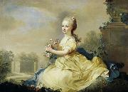 unknow artist Portrait of Maria Josepha Hermengilde, princess of Liechtenstein later Esterhazy Germany oil painting artist
